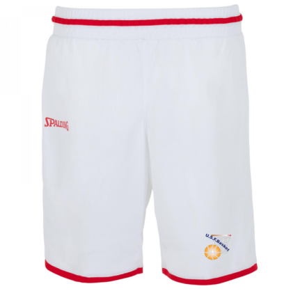 Short Blanc ou Rouge SPALDING Femme USF Basket