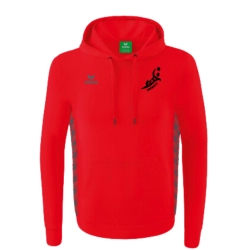 Sweat capuche rouge ERIMA HBC SIERENTZ