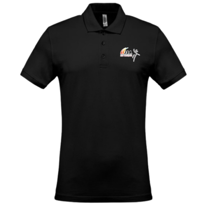 Polo noir JSA Omnisports