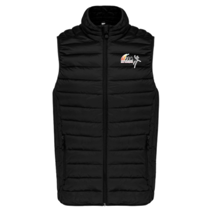 Doudoune sans manches noir JSA Omnisports