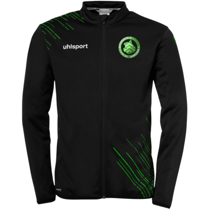 Veste zippée Uhlsport Noir/Vert AS THIRON