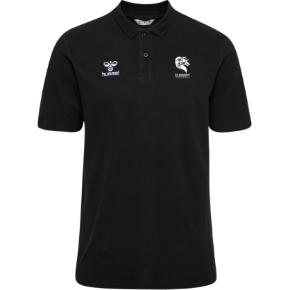Polo Hummel noir ou rouge Coton ES AUBANCE HANDBALL