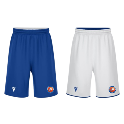 Short réversible Macron Bleu/Blanc ES Bonchamp Basket