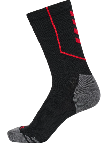 Chaussettes Hummel noir/rouge ES AUBANCE HANDBALL