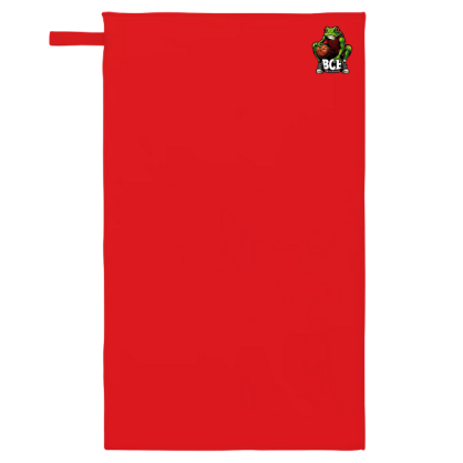Serviette micro-fibre rouge Basket club d'ETIVAL
