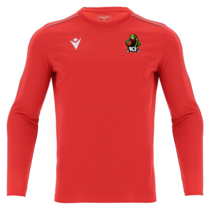 T-shirt ML MACRON Homme/Junior rouge Basket club d'ETIVAL