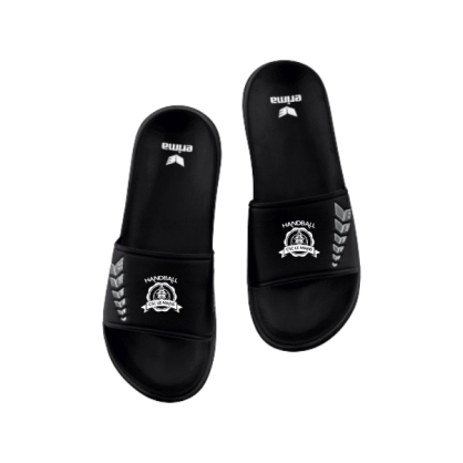 Claquettes Erima Noir CSC Le Mans (Logo du club)