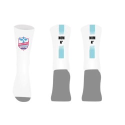 Chaussettes personnalisées Logo HKHB + Nom + Numéro