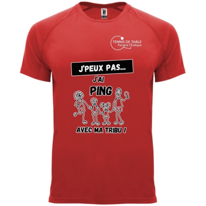 Maillot respirant J'peux pas j'ai Ping