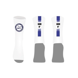 Chaussettes personnalisées Logo Belle-Isle Plounevez + Nom + Numéro