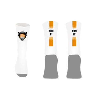 Chaussettes personnalisées Logo Savigné Basket Club + Nom + Numéro