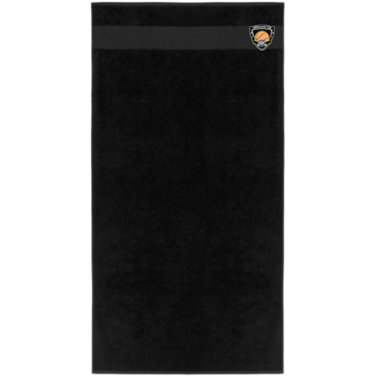 Serviette de toilette Noir Savigné Basket Club (logo brodé)