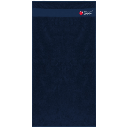 Serviette de bain Bleu marine Samouraï 2000 (logo brodé)