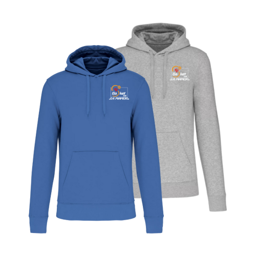 Sweat à capuche Bleu ou...