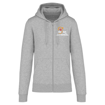 Sweat zippé à capuche Bleu ou Gris SA Mamers Basketball