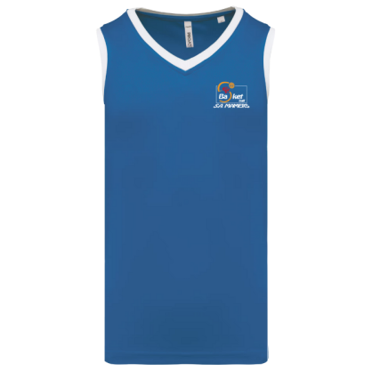 Maillot de basketball Bleu/Blanc SA Mamers Basketball