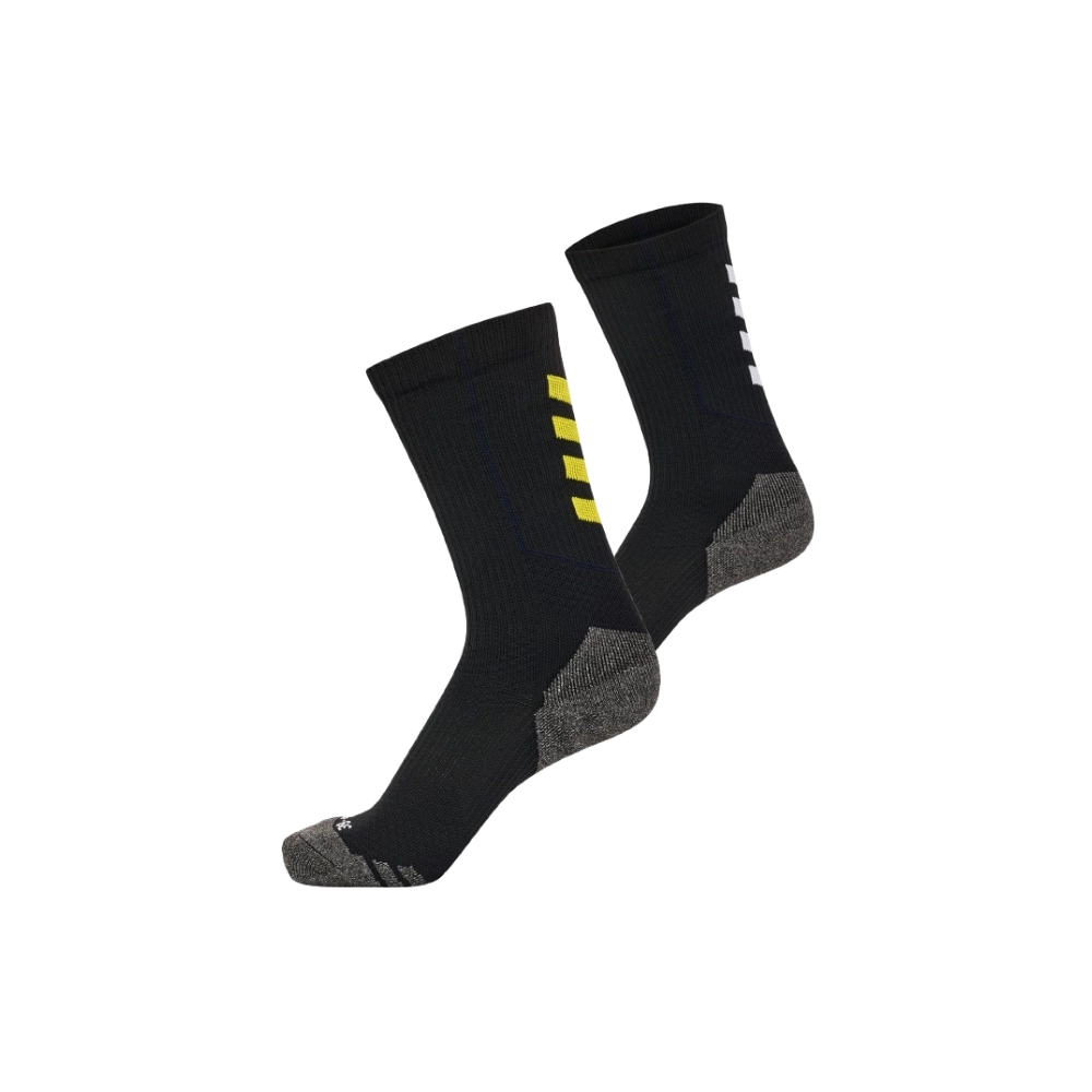 Chaussettes Noir/Jaune ou Noir/Blanc Hummel Oléron Handball