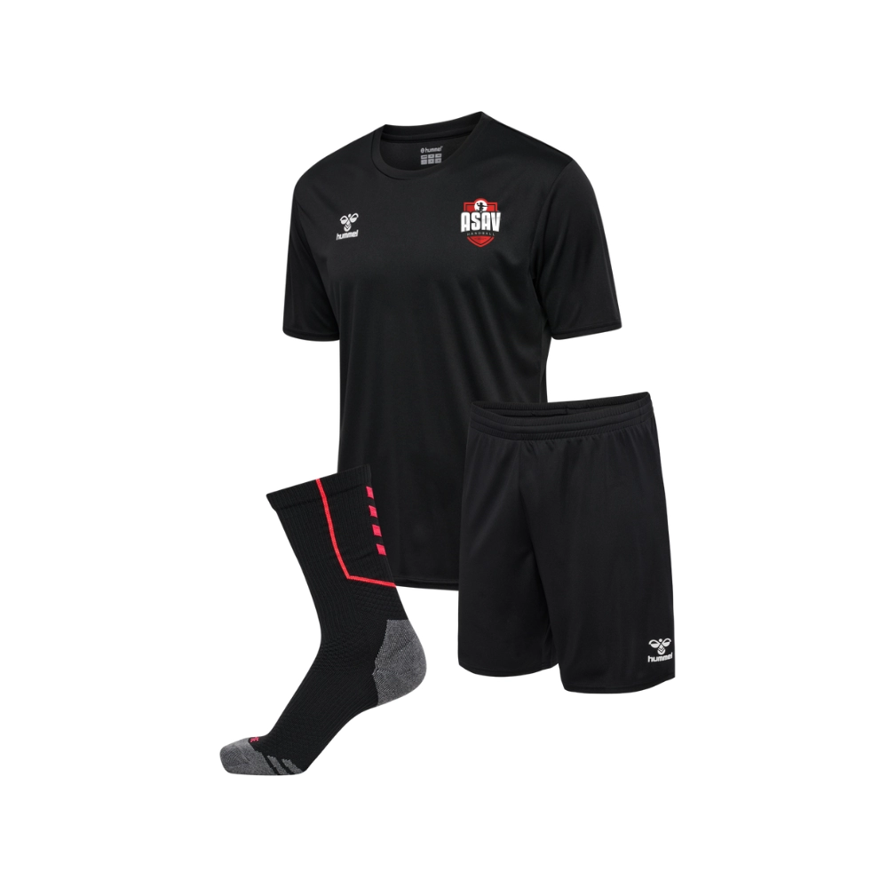 Pack Adulte Maillot + Short + Chaussettes Hummel ASAV Handball