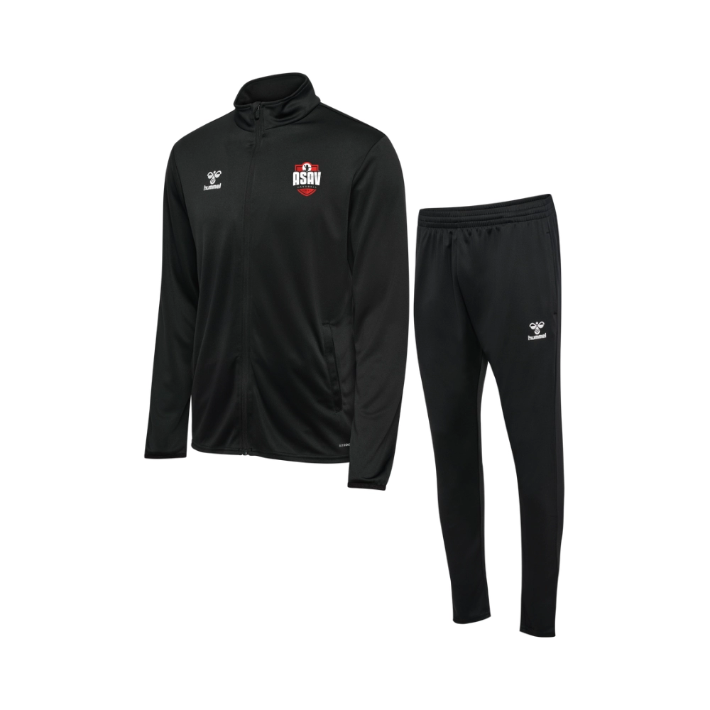 Pack Veste Noir + Pantalon de survêtement Noir Hummel ASAV Handball