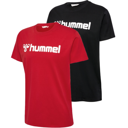 T-shirt Rouge ou Noir Hummel ES Aubance Handball (sans logo)