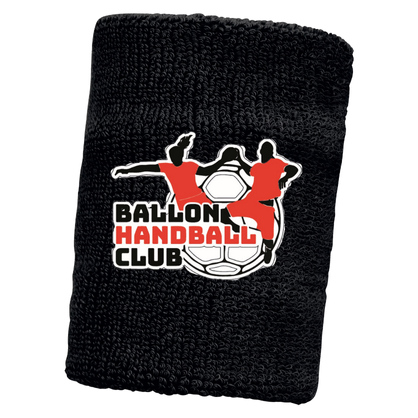 Poignet éponge Noir Ballon Handball Club