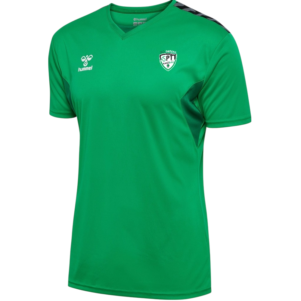 Maillot d'entrainement HUMMEL vert enfant - ASPTT