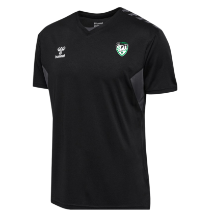 Maillot d'entrainement HUMMEL noir enfant - ASPTT