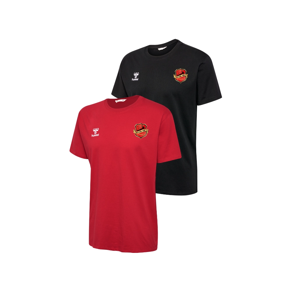 T-shirt Rouge ou Noir Hummel Dives HB