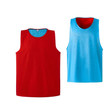 Chasuble réversible Rouge/Bleu Dives HB
