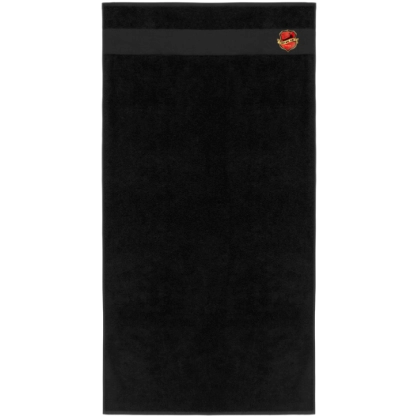 Serviette de bain Noir Dives HB (logo brodé)
