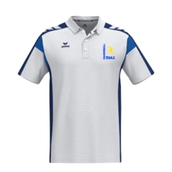 Polo Erima Blanc Brax Handball (logo bleu et jaune)