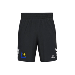 Short Erima Noir Brax Handball (logo bleu et jaune)