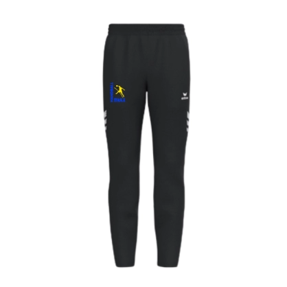 Pantalon de survêtement Erima Noir Brax Handball (logo bleu et jaune)