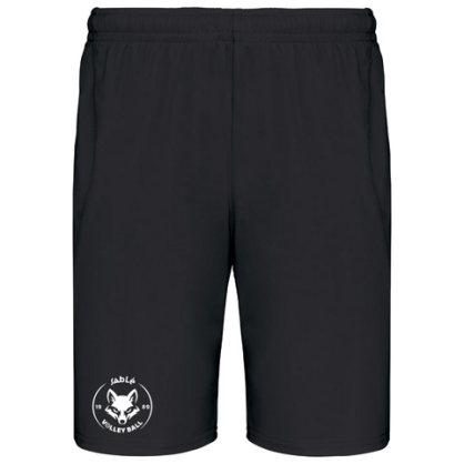 Short de sport Noir Sablé Volleyball