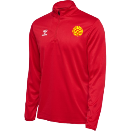 Veste 1/4 zip Hummel Rouge FC Louplande