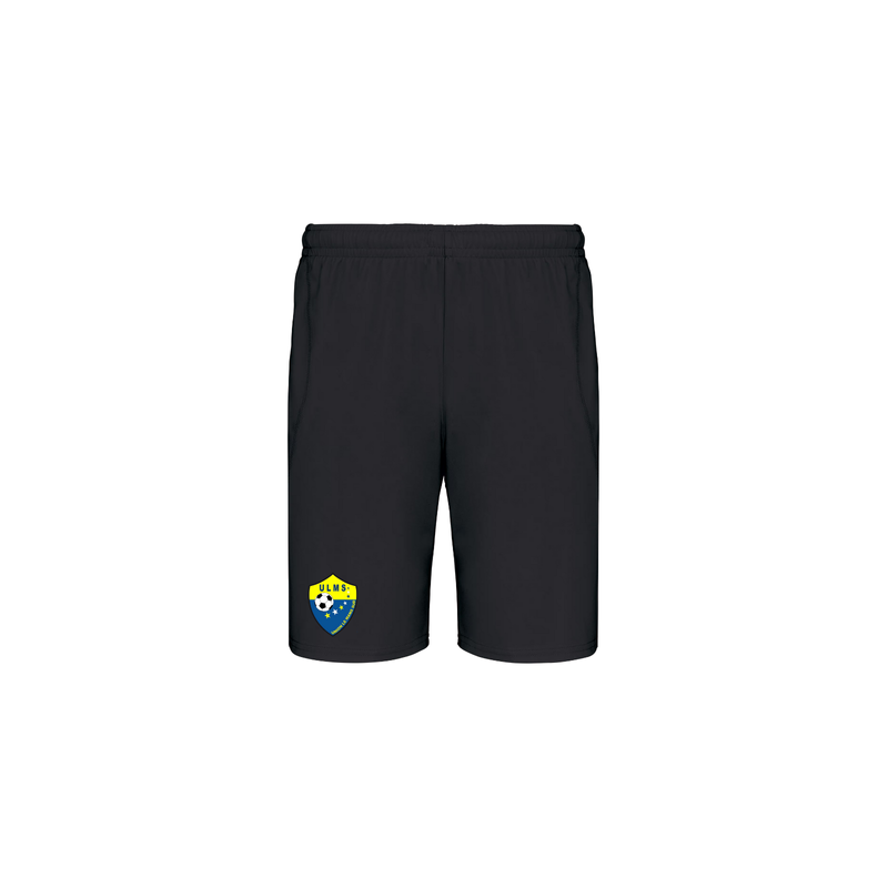 Short de sport Noir Union Le Mans Sud