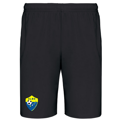 Short de sport Noir Union Le Mans Sud