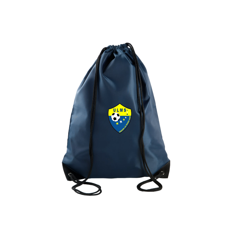 Sac à dos avec cordelettes Bleu marine Union Le Mans Sud