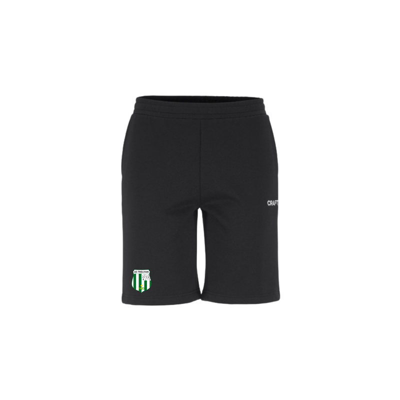Short de sortie Craft Noir AS Trélivan Football