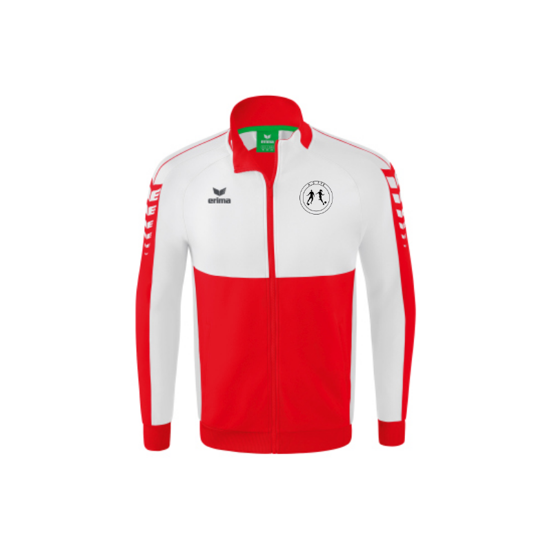 Veste zippée Erima Blanc/Rouge AS FYÉ