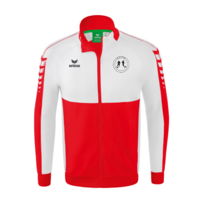 Veste zippée Erima Blanc/Rouge AS FYÉ