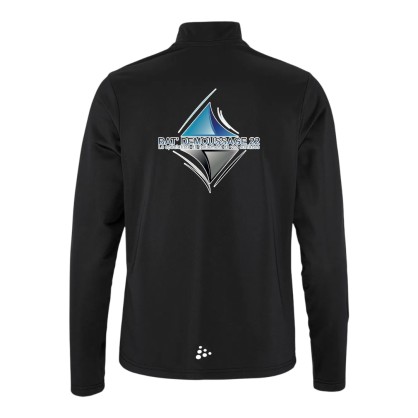 Pack Adulte Veste Noir + Pantalon Noir Craft AS Trélivan Football (3 logos)