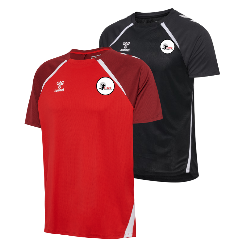 Maillot Rouge ou Noir Hummel COBSE Handball