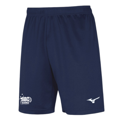 Short d'entrainement MIZUNO marine Adulte - HBC GESVRES