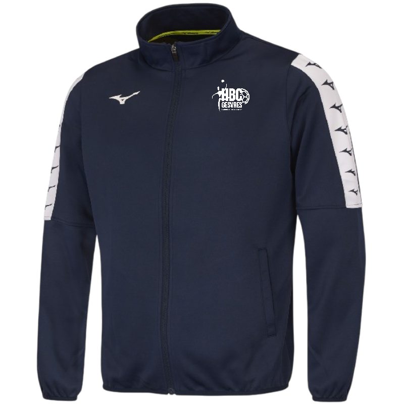 Veste de survêtement MIZUNO marine Adulte - HBC GESVRES