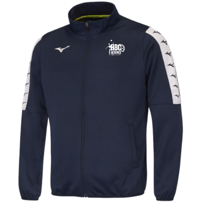 Veste de survêtement MIZUNO marine Adulte - HBC GESVRES