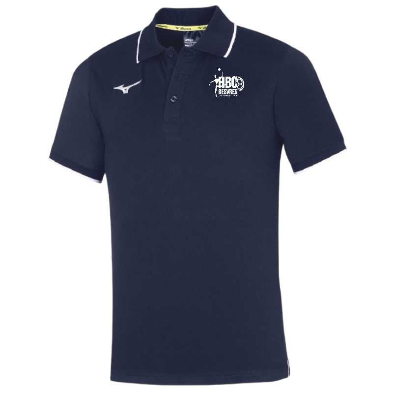 Polo MIZUNO marine Adulte - HBC GESVRES