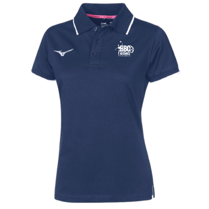 Polo MIZUNO marine Adulte - HBC GESVRES