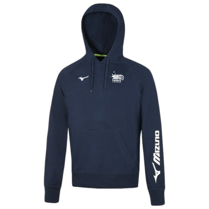 Sweat à capuche MIZUNO marine Adulte - HBC GESVRES