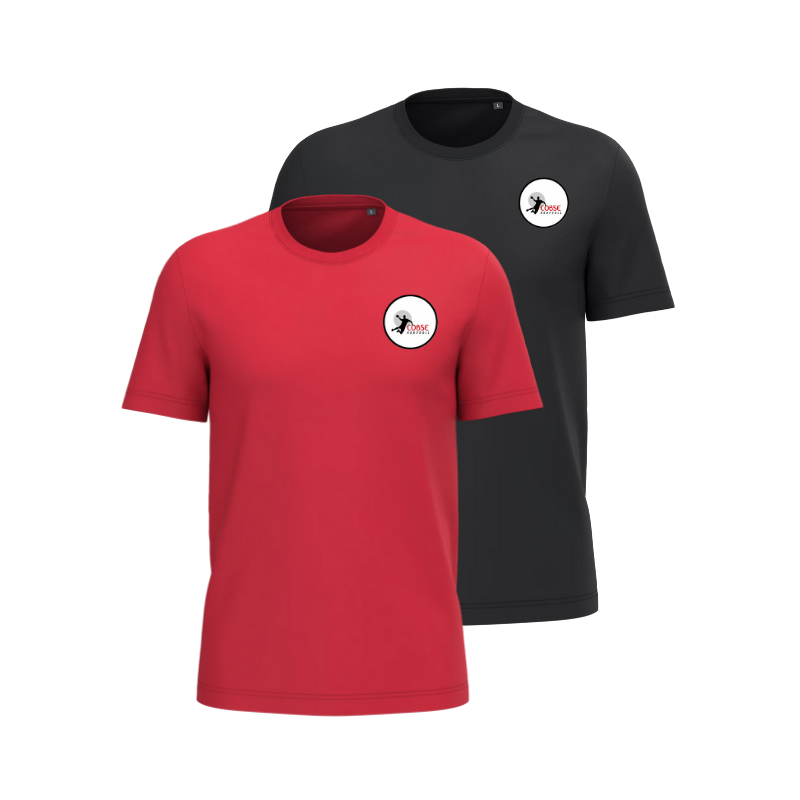 T-shirt Rouge ou Noir COBSE Handball